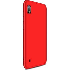 Microsonic CS110-KRZ Samsung Galaxy A10 Double Dip 360 Protective Kırmızı Kılıf
