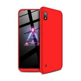 Microsonic CS110-KRZ Samsung Galaxy A10 Double Dip 360 Protective Kırmızı Kılıf