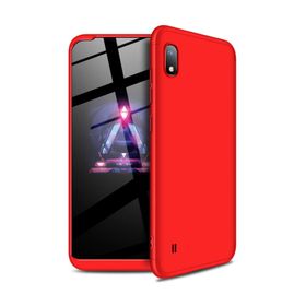 Microsonic CS110-KRZ Samsung Galaxy A10 Double Dip 360 Protective Kırmızı Kılıf