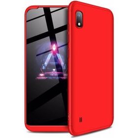 Microsonic CS110-KRZ Samsung Galaxy A10 Double Dip 360 Protective Kırmızı Kılıf