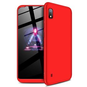 Microsonic CS110-KRZ Samsung Galaxy A10 Double Dip 360 Protective Kırmızı Kılıf