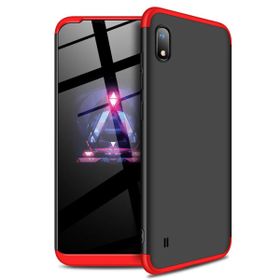 Microsonic CS110-KRZ Samsung Galaxy A10 Double Dip 360 Protective Siyah Kırmızı Kılıf