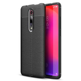 Microsonic CS110-KRZ Xiaomi Redmi K20 Deri Dokulu Silikon Kırmızı Kılıf