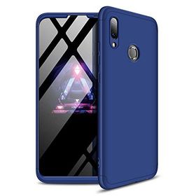 Microsonic CS110-LCV Huawei Y7 Prime 2019 Double Dip 360 Protective Lacivert Kılıf