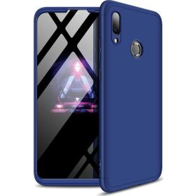 Microsonic CS110-LCV Huawei Y7 Prime 2019 Double Dip 360 Protective Lacivert Kılıf