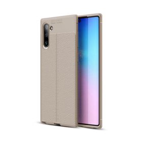 Microsonic CS110-LTHR-SFT-GLX-NOTE9-GRI Samsung Galaxy Note 9 Deri Dokulu Gri Silikon Kılıf