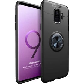 Microsonic CS110-LTHR-SFT-GLX-S9P-KRZ Samsung Galaxy S9 Plus Deri Dokulu Kırmızı Silikon Kılıf