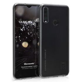 Microsonic CS110-LTHR-SFT-GM8-GO-KRZ General Mobile GM8 Go Deri Dokulu Kırmızı Silikon Kılıf