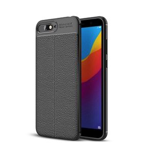 Microsonic CS110-LTHR-SFT-HW-Y6-2018-KRZ Huawei Y6 2018 Deri Dokulu Kırmızı Silikon Kılıf