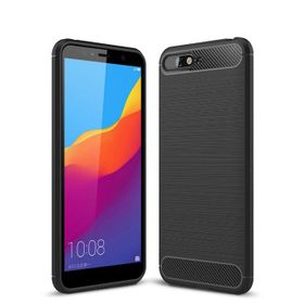 Microsonic CS110-LTHR-SFT-HW-Y6-2018-KRZ Huawei Y6 2018 Deri Dokulu Kırmızı Silikon Kılıf