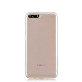 Microsonic CS110-LTHR-SFT-HW-Y6-2018-KRZ Huawei Y6 2018 Deri Dokulu Kırmızı Silikon Kılıf