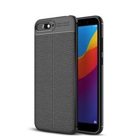 Microsonic CS110-LTHR-SFT-HW-Y6-2018-KRZ Huawei Y6 2018 Deri Dokulu Kırmızı Silikon Kılıf