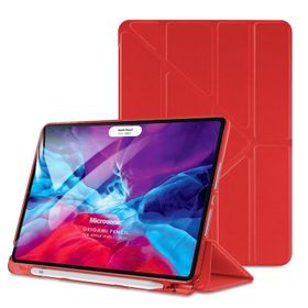 Microsonic CS110-MR Apple İpad Pro 12.9 İnç 2018 A1895 Smart Case Ve Arka Mor Kılıf