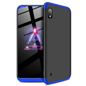 Microsonic CS110-MVI Samsung Galaxy A10 Double Dip 360 Protective Siyah Mavi Kılıf