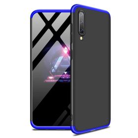 Microsonic CS110-MVI Samsung Galaxy A70 Double Dip 360 Protective Siyah Mavi Kılıf