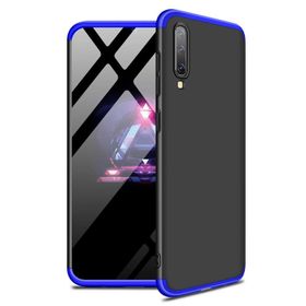 Microsonic CS110-MVI Samsung Galaxy A70 Double Dip 360 Protective Siyah Mavi Kılıf