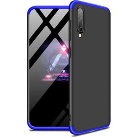Microsonic CS110-MVI Samsung Galaxy A70 Double Dip 360 Protective Siyah Mavi Kılıf