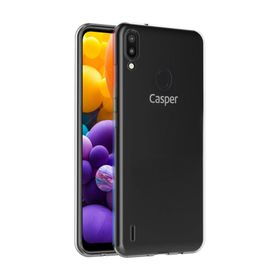 Microsonic CS130-BYZ Casper Via G4 Transparent Soft Beyaz Kılıf