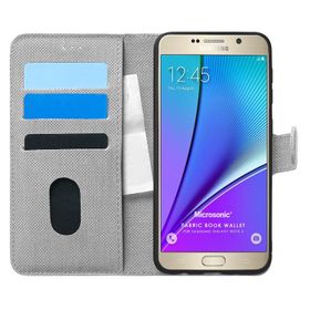 Microsonic CS150-NW-FLP-LTHR-GLX-NOTE5-GLD Samsung Galaxy Note 5 Ultra Slim Leather Design Flip Cover Gold Kılıf