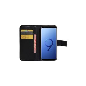 Microsonic CS150-WLT-GLX-S9P-SYH Cüzdanlı Deri Samsung Galaxy S9 Plus Siyah Kılıf