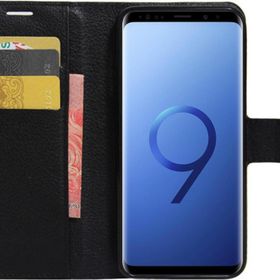 Microsonic CS150-WLT-GLX-S9P-SYH Cüzdanlı Deri Samsung Galaxy S9 Plus Siyah Kılıf