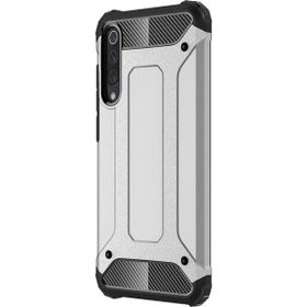 Microsonic CS160-GMS Xiaomi Mi 9t Rugged Armor Gümüş Kılıf