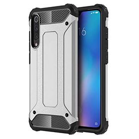 Microsonic CS160-GMS Xiaomi Mi 9t Rugged Armor Gümüş Kılıf
