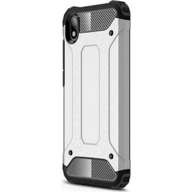 Microsonic CS160-GMS Xiaomi Redmi 7 Rugged Armor Gümüş Kılıf