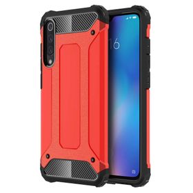 Microsonic CS160-KRZ Xiaomi Mi 9t Rugged Armor Kırmızı Kılıf