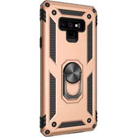 Microsonic CS220-GLD Samsung Galaxy Note 9 Military Ring Holder Gold Kılıf