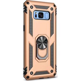 Microsonic CS220-GLD Samsung Galaxy S8 Military Ring Holder Gold Kılıf