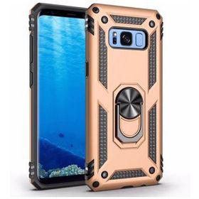 Microsonic CS220-GLD Samsung Galaxy S8 Military Ring Holder Gold Kılıf