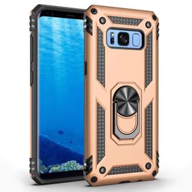Microsonic CS220-GLD Samsung Galaxy S8 Plus Military Ring Holder Gold Kılıf