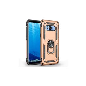Microsonic CS220-GLD Samsung Galaxy S8 Plus Military Ring Holder Gold Kılıf