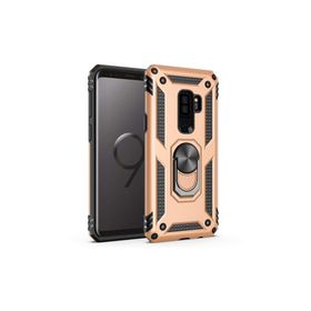 Microsonic CS220-GLD Samsung Galaxy S9 Plus Military Ring Holder Gold Kılıf