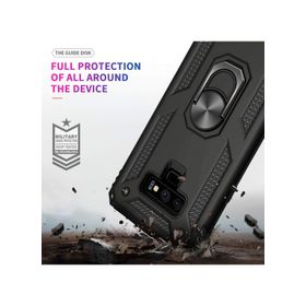 Microsonic CS220-KRZ Samsung Galaxy Note 9 Military Ring Holder Kırmızı Kılıf