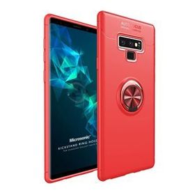 Microsonic CS220-KRZ Samsung Galaxy Note 9 Military Ring Holder Kırmızı Kılıf
