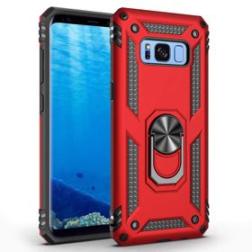 Microsonic CS220-KRZ Samsung Galaxy S8 Plus Military Ring Holder Kırmızı Kılıf