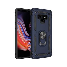 Microsonic CS220-LCV Samsung Galaxy Note 9 Military Ring Holder Lacivert Kılıf