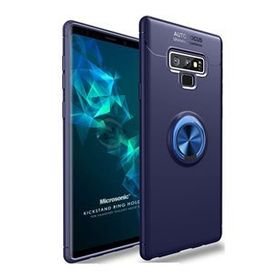 Microsonic CS220-LCV Samsung Galaxy Note 9 Military Ring Holder Lacivert Kılıf