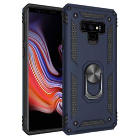 Microsonic CS220-LCV Samsung Galaxy Note 9 Military Ring Holder Lacivert Kılıf