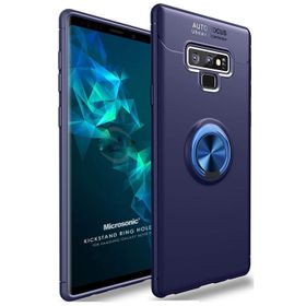 Microsonic CS220-LCV Samsung Galaxy Note 9 Military Ring Holder Lacivert Kılıf
