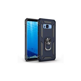 Microsonic CS220-LCV Samsung Galaxy S8 Military Ring Holder Lacivert Kılıf