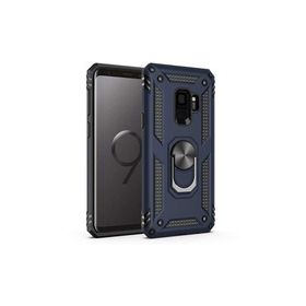 Microsonic CS220-LCV Samsung Galaxy S9 Plus Military Ring Holder Lacivert Kılıf