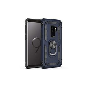 Microsonic CS220-LCV Samsung Galaxy S9 Plus Military Ring Holder Lacivert Kılıf