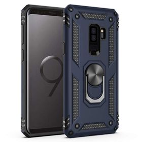 Microsonic CS220-LCV Samsung Galaxy S9 Plus Military Ring Holder Lacivert Kılıf