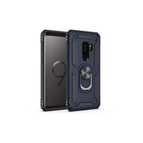 Microsonic CS220-LCV Samsung Galaxy S9 Plus Military Ring Holder Lacivert Kılıf