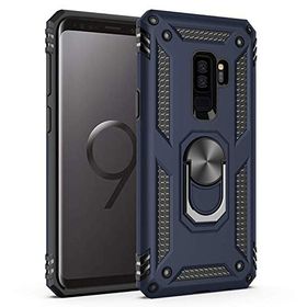 Microsonic CS220-LCV Samsung Galaxy S9 Plus Military Ring Holder Lacivert Kılıf