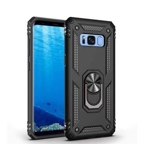 Microsonic CS220-SYH Samsung Galaxy S8 Military Ring Holder Siyah Kılıf
