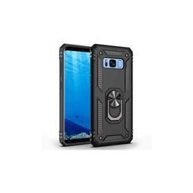 Microsonic CS220-SYH Samsung Galaxy S8 Plus Military Ring Holder Siyah Kılıf